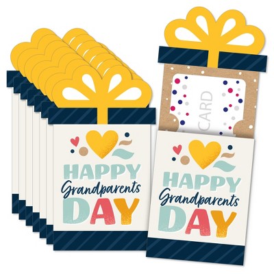 Big Dot Of Happiness Grandpa, Happy Father's Day - We Love Grandfather  Money & Gift Card Holders 8 Ct