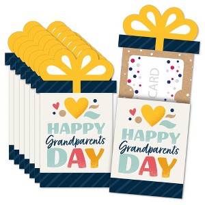 Big Dot of Happiness Happy Grandparents Day - Grandma & Grandpa Party Money and Gift Card Sleeves - Nifty Gifty Card Holders - Set of 8 - 1 of 4