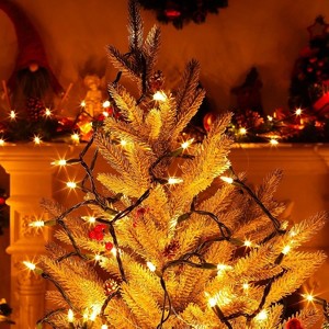 100 Count Warm White Incandescent Christmas String Lights (Set of 4)-Indoor/Outdoor Holiday Decor for Home - 1 of 4