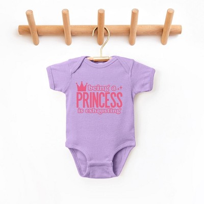 The Juniper Shop Being A Princess Is Exhausting Baby Bodysuit