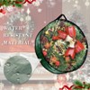 6-Pack Waterproof Wreath Storage Bags, Clear PVC/PE Christmas Decor Organizer with Handles & Zippers - 4 of 4