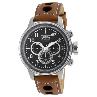 Invicta 90102 Men's S1 Rally Silver Tone case Gunmetal Dial Watch