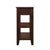 Console Sofa Table with 2 Storage Drawers and 2 Tiers Shelves, Mid-Century Solid Wood Buffet Sideboard for Living Room, Kitchen, Dining Room - 2 of 4