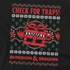 Boys' Dungeons And Dragons Check For Traps Ugly Christmas T-Shirt - 2 of 4