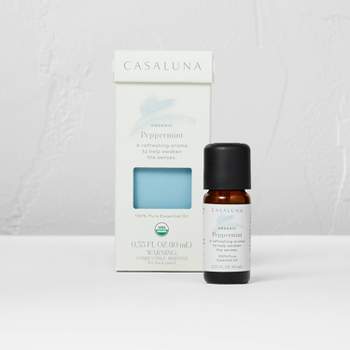 0.33 fl oz Organic Peppermint Essential Oil - Casaluna™