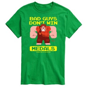 Men's - Disney - Bad Guys Don’t Win Medals Short Sleeve Graphic T-Shirt - 1 of 4