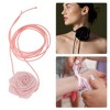 Unique Bargains Halloween Christmas Women's Fashion Rose Adjustable Choker Necklace 1 Pc - 3 of 4