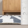 Nuloom Kelcey Abstract 5x8 Machine Washable Indoor Area Rug for Living Room Bedroom Dining Room Kitchen, Blue/Cream - image 3 of 4