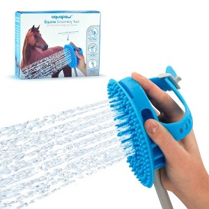 AquaPaw Aquapaw 5-in-1 Horse Bathing Tool & Curry Comb for Washing, Spraying, Scrubbing, Massaging & Grooming - 1 of 4