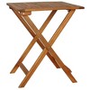 vidaXL 3 Piece Folding Bistro Set with Cushions Solid Acacia Wood - 2 of 4