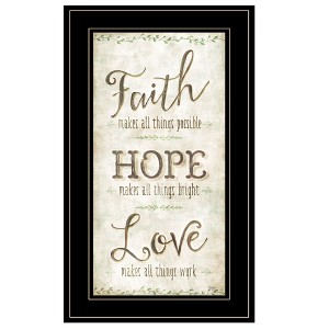 "Faith" by Mollie B, Ready to Hang Framed Print, Black Frame - 1 of 1