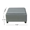 CAVINAS Storage Bench Storage Organizer Ottoman Padded Seat Cushion with Storage - 2 of 4