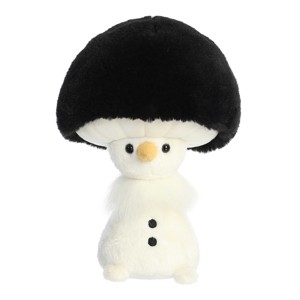 Aurora Small Holiday Fungi Friends Festive Stuffed Animal Snowman 8.5" - 1 of 4