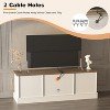 TackView  Farmhouse TV Stand for 65 Inch TVs- Modern Media Console with Storage Cabinets, Entertainment Center for Living Room - 4 of 4