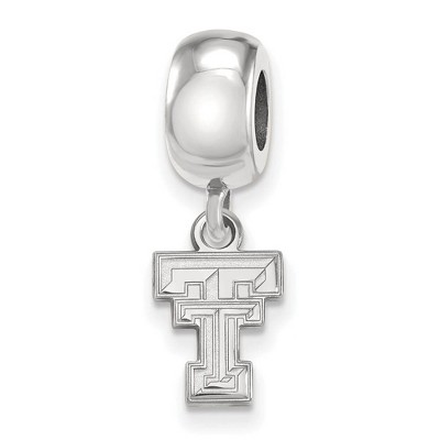 Black Bow Jewelry Sterling Silver Texas Tech Red Raiders NCAA Bead Charm