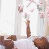 The Peanutshell Pink Elephant Musical Baby Crib Mobile for Girls - 2 of 4