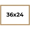 PosterPalooza | Refined Gold Picture Frame - UV Acrylic, Backing Board, Hanging Hardware Included - 2 of 4