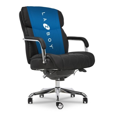 Sutherland Executive Black Bonded Leather Swivel Chair with Chrome Base
