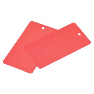 Unique Bargains Blank Waterproof Outdoor Eyelet Hole Plastic Shipping Tags 50 Pcs - 1 of 4