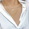 Adornia 14k Gold Plated Safety Pin Paper Clip Chain Necklace - 2 of 4
