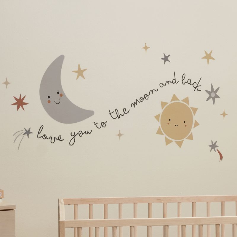 Bedtime Originals Little Star Celestial Moon & Stars Wall Decal/Stickers, 3 of 5
