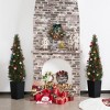 DR.Planzen 4-5FT Artificial Cedar Tree - Faux Indoor/Outdoor Floor Plant with 16" Plastic Planter (3 Color Options) - 4 of 4