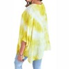 Women's Antonia Tie Dye Crossover Blouson Top - Venti6 - 2 of 4