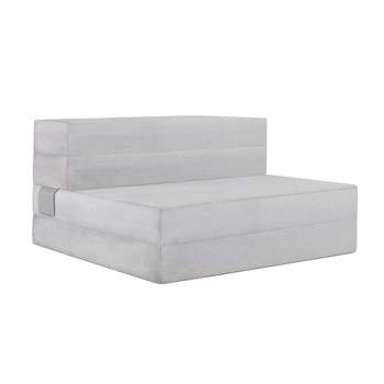 Continental Sleep 3-inch Portable Tri Folding Gel Memory Foam Mattress, Ultra  Soft, Removable And Washable Cover, Twin, White : Target
