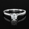 Ross-Simons 0.50 Carat Lab-Grown Diamond Solitaire Ring in Sterling Silver - 4 of 4