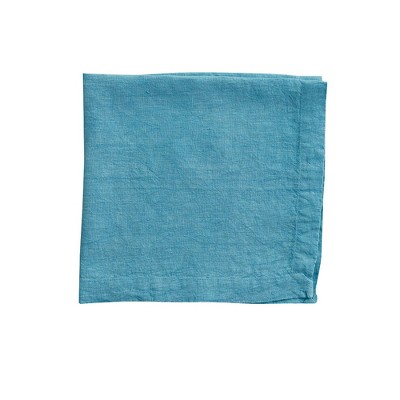 Split P Aqua Linen Napkin Set of 4
