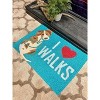 Jellybean I Luv Walks Indoor & Outdoor Rug - Stylish, Durable, and Perfect for Any Space, Adding Comfort & Color to Your Home or Patio 21" X 33" - 2 of 4