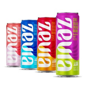 Zevia Zero Sugar, 4-flavor Classic Pack - 12 Fl Oz Cans (Pack of 12) - 1 of 4