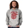 Xmas Ladies Love The Beard Santa Hoodie Hooded Sweatshirt Men Brisco Brands - 4 of 4
