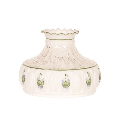 Aladdin Glass Oil Lamp Shade, 10 inch Base Fits Aladdin Non-Electric Fuel Lamps