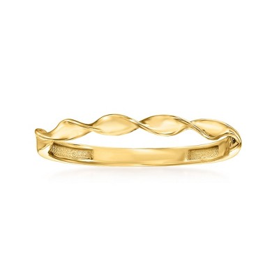 Ross-Simons 10kt Yellow Gold Twisted Ring