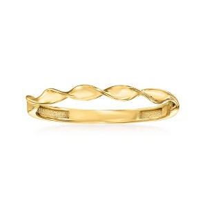 Ross-Simons 10kt Yellow Gold Twisted Ring - 1 of 4