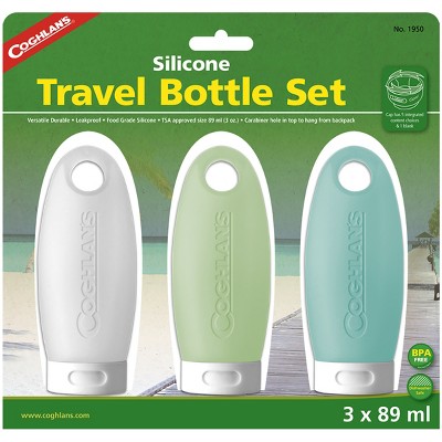 Unique Bargains Silicone 3oz Travel Toiletries Bottles 3.94 4 Pcs Blue  Green Light Green Yellow : Target
