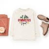 The Juniper Shop Eat Sleep Gymnastics Repeat Youth Long Sleeve Tee - 3 of 4