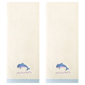 REGALWOVEN Cartoon Pattern Bathroom Soft Absorbent Hand Towel 14" x 30" - 1 of 4