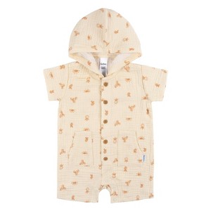 Gerber Baby & Toddler Boys' Hooded Romper - 1 of 4