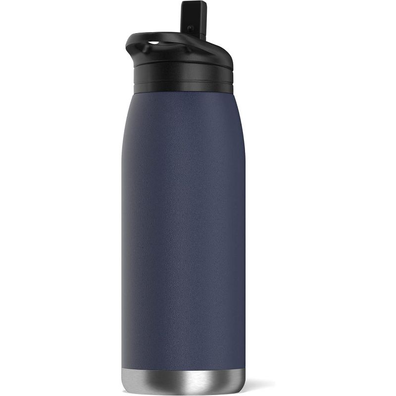 Hydrapeak Flow 32oz Insulated Stainless Steel Water Bottle With Leak-proof Straw Lid & Handle, 2 of 8