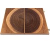 WE Games Luxury Walnut Tree-Trunk Backgammon Set - 19 inches - Handcrafted in Greece - 4 of 4