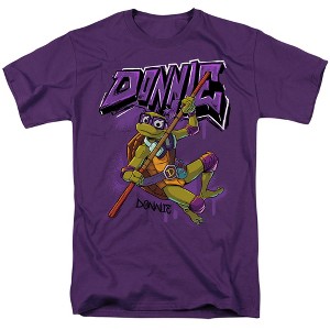 Tales Of The Teenage Mutant Ninja Turtles Donnie Graffiti Adult T Shirt ...