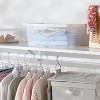 16qt Clear Storage Box with Lid White - Brightroom™ - 2 of 3