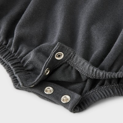 Baby Here For The Snuggles Romper - Cat & Jack™ Black 6-9M