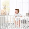 Sweet Jojo Designs Boy or Girl Gender Neutral Unisex Baby Fitted Crib Sheet Boho Geometric White and Black - 2 of 4