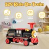 ANPABO Ride On Train Trackless, with Height-Adjustable Seat, Extra Storage, Train Whistle - 4 of 4