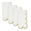 Saro Lifestyle Scalloped Hem Napkin (Set of 4) - 2 of 4