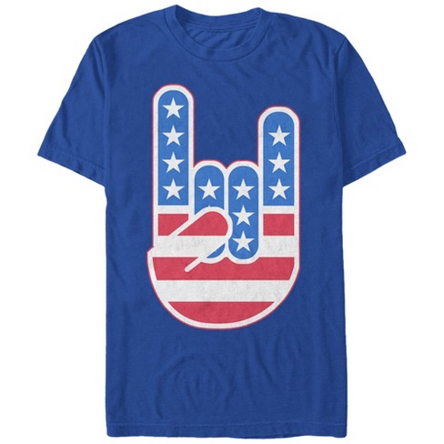 The rock american flag t outlet shirt