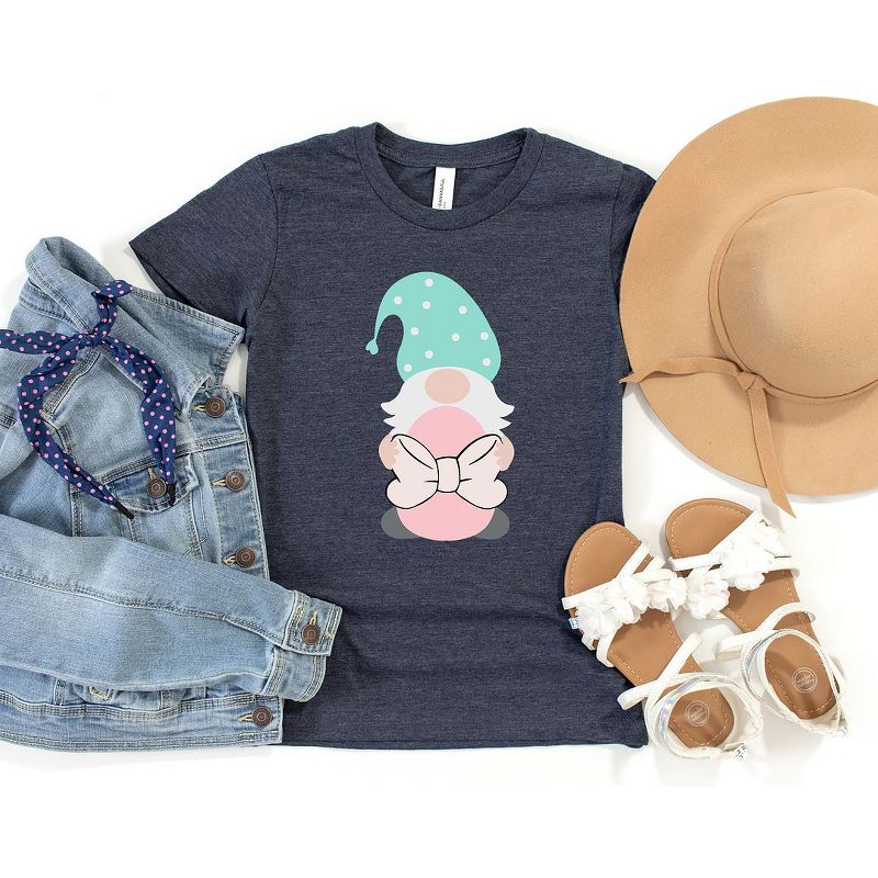 The Juniper Shop Easter Gnome With Egg Toddler Short Sleeve Tee, 2 of 3
